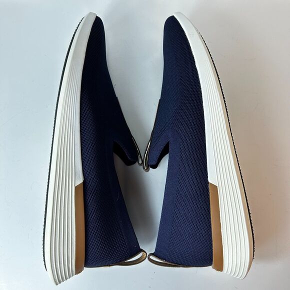 Wolf & Shepherd NWOT Derby Navy SwiftKnit Mesh Leather Slip On Loafer Size 14 - Picture 14 of 15